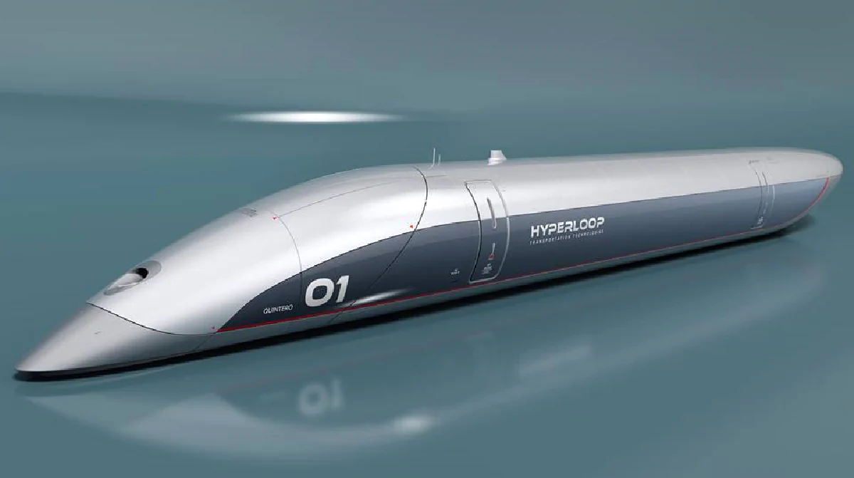 Treno ad altissima velocità realizzato da HyperloopTT