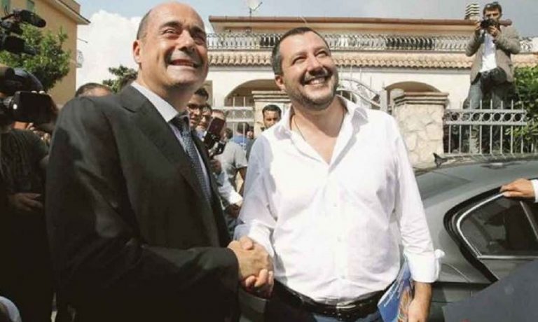 Accordo pd-m5s telefonata salvini zingaretti