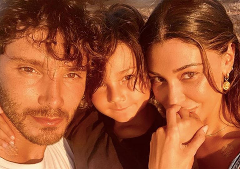 belen con stefano e santiago