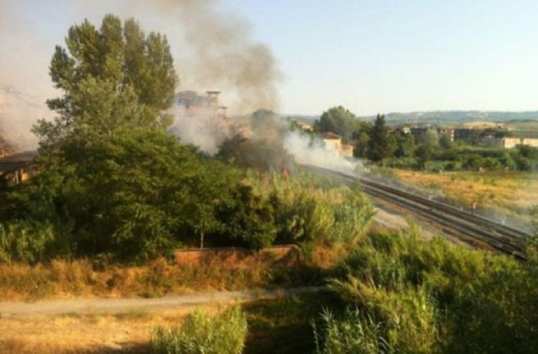Incendio ferrovia Empoli