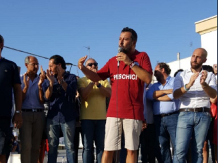 matteo salvini peschici