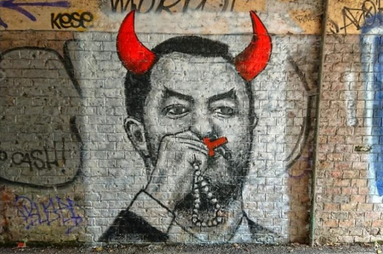 murales salvini