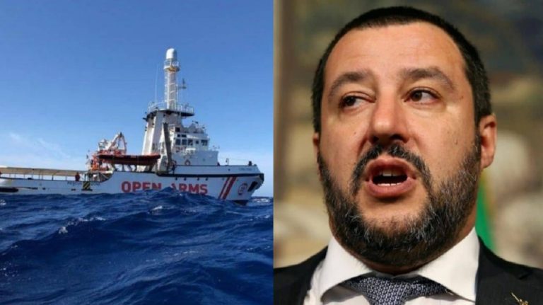 open arms salvini