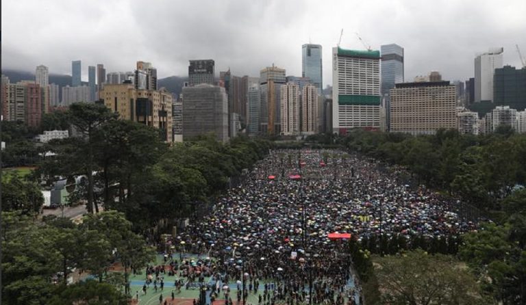 protesta victoria park
