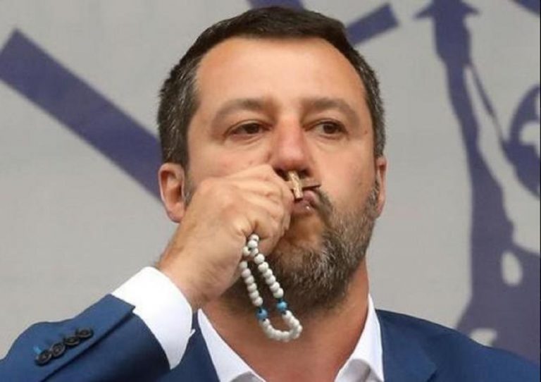 salvini cita madonna