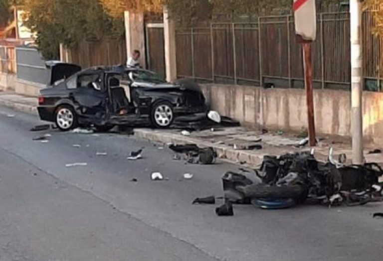 scontro auto moto sicilia