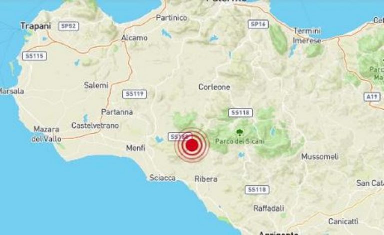 Terremoto Agrigento oggi