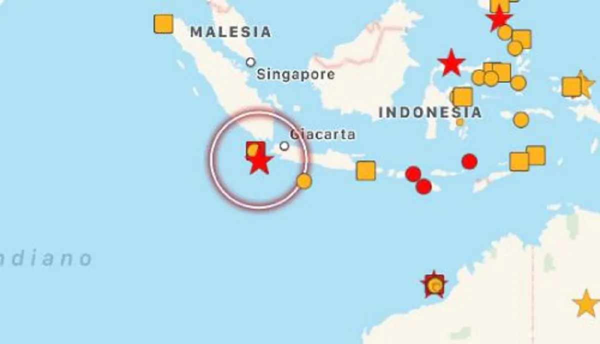 Terremoto indonesia oggi