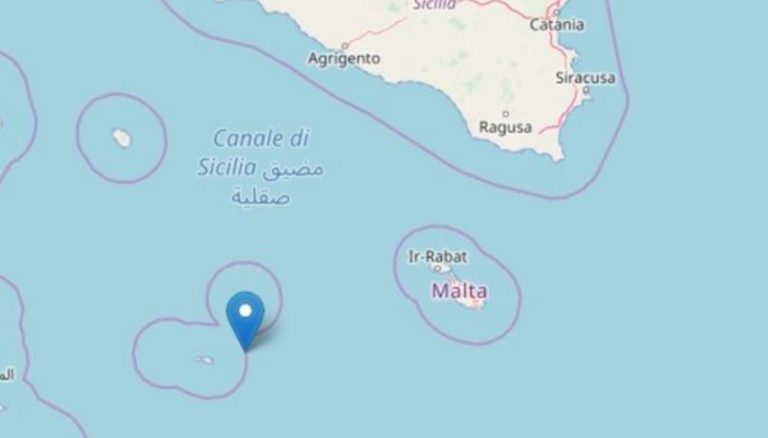 Terremoto Sicilia oggi a Lampedusa e Linosa
