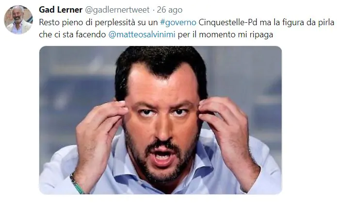 Tweet Gad Lerner Salvini