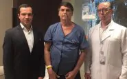 Bolsonaro commosso in ospedale