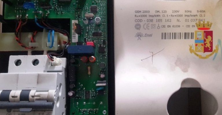 contatori elettrici furto