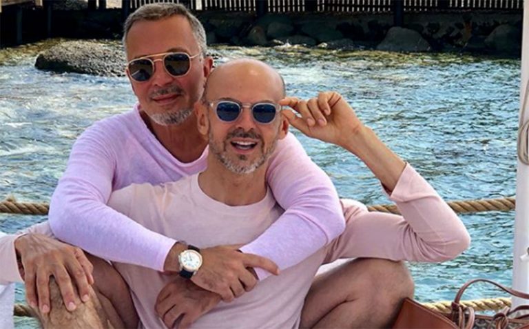 enzo miccio con il compagno
