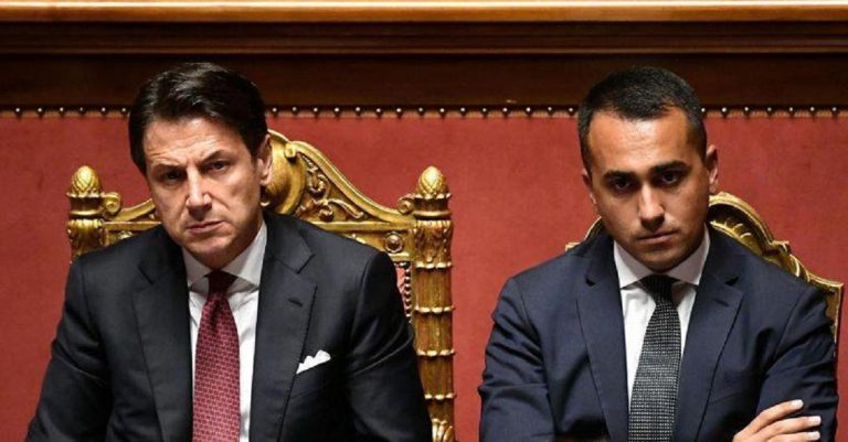 Risultati immagini per lite conte di maio