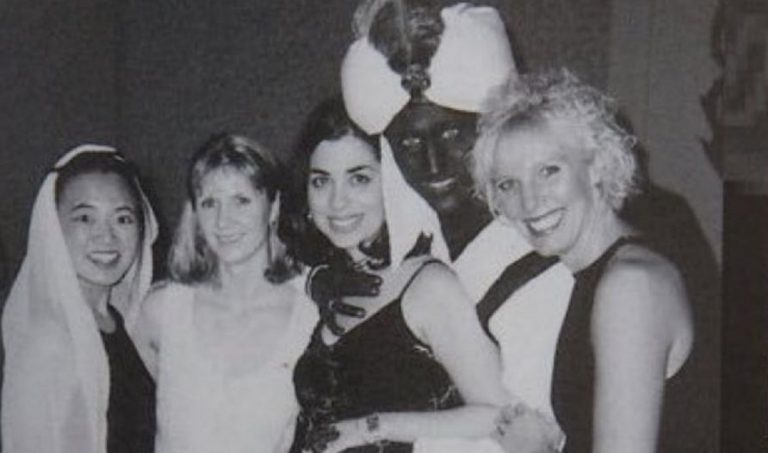 justin trudeau foto viso nero