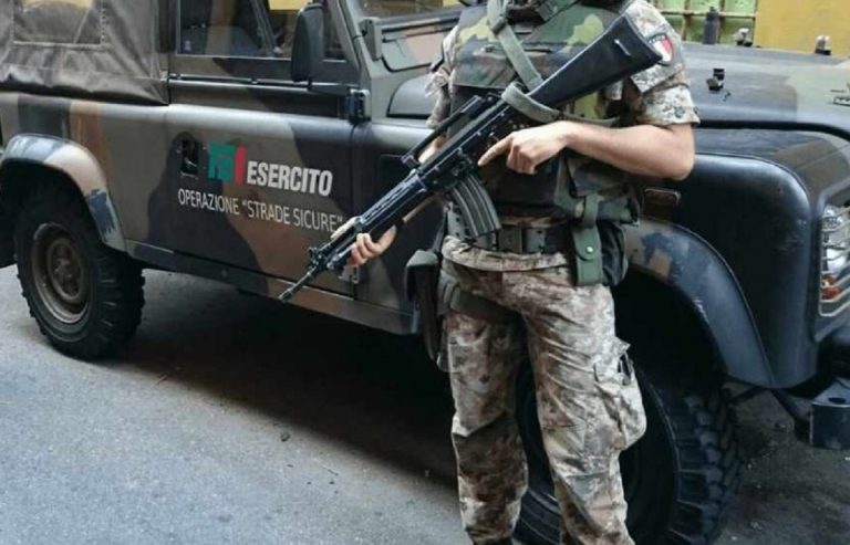 militare aggredito