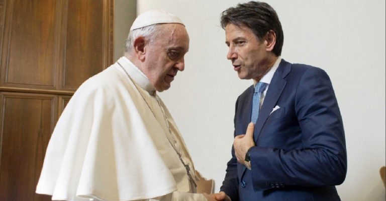 papa francesco giuseppe conte