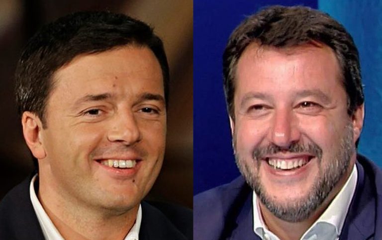 renzi-porta-a-porta-salvini
