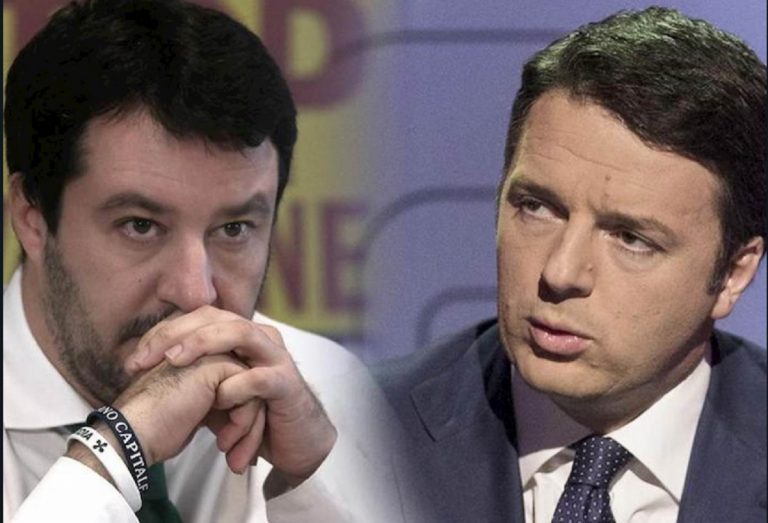 renzi salvini confronto tv porta a porta