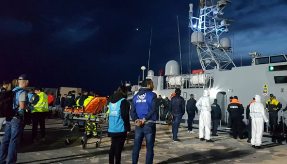 sbarco migranti a Lampedusa