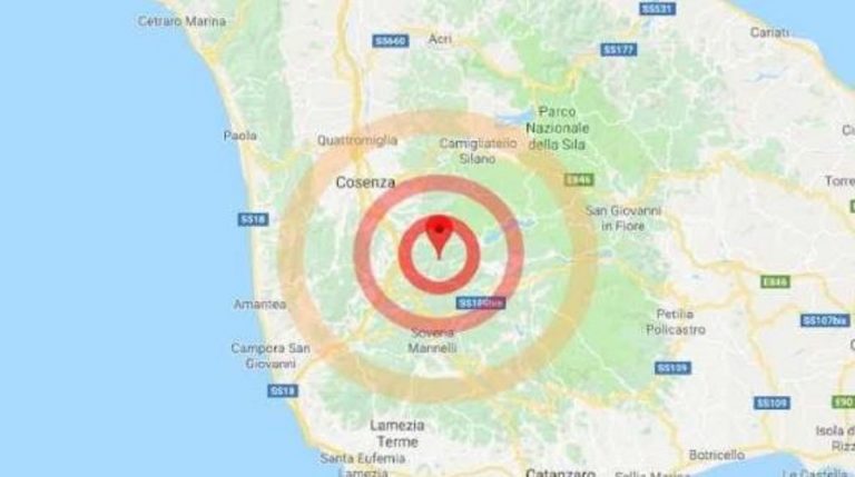 Terremoto Cosenza