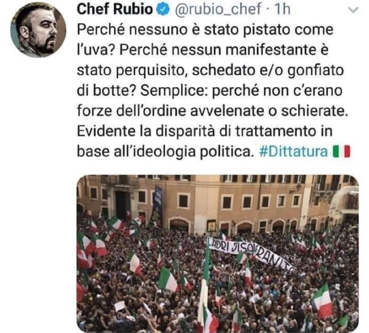 tweet chef rubio