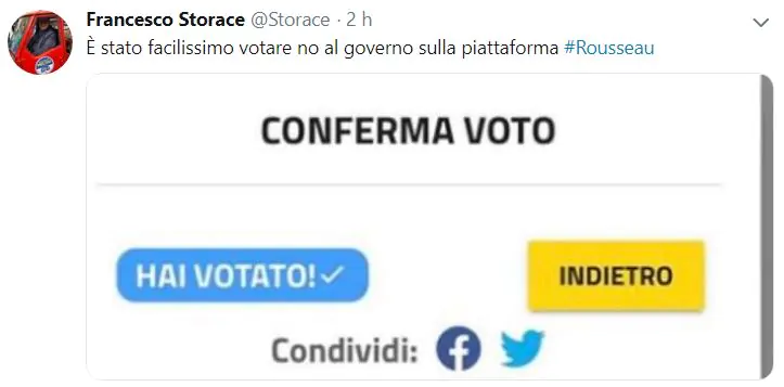 Tweet Francesco Storace
