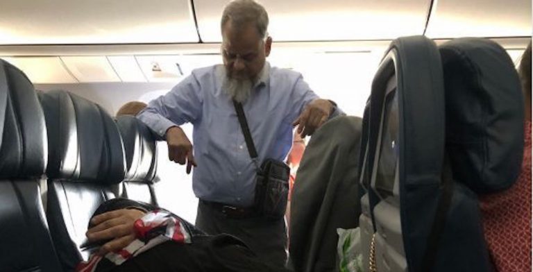 uomo volo