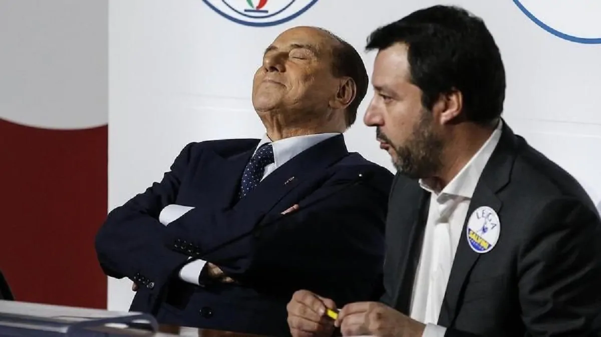 Berlusconi Salvini leader centrodestra