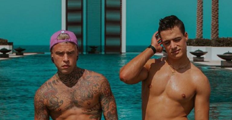 Fedez e Luis Sal in costume