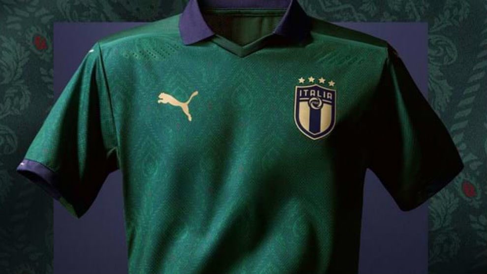 italia maglia verde