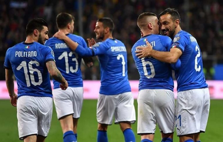 italia maglia verde