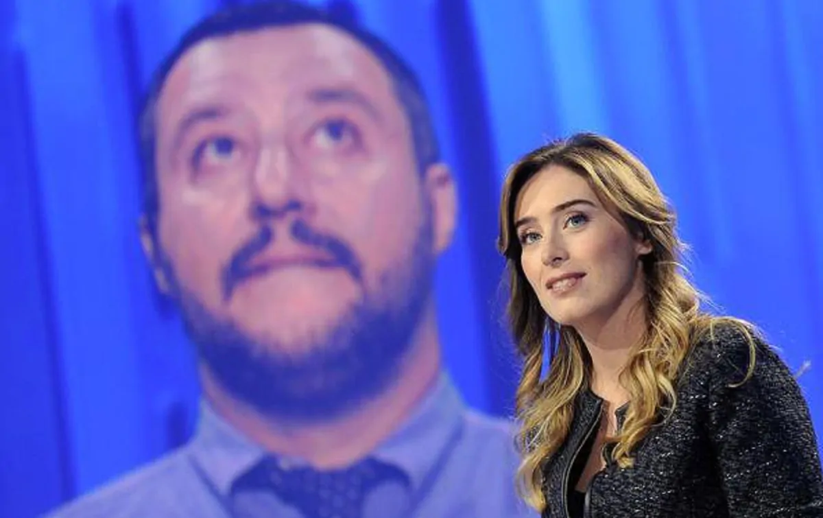 Maria Elena Boschi Matteo Salvini