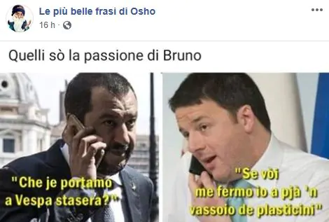 Meme Salvini Renzi