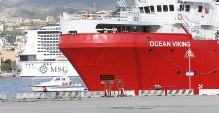 ocean viking sbarco