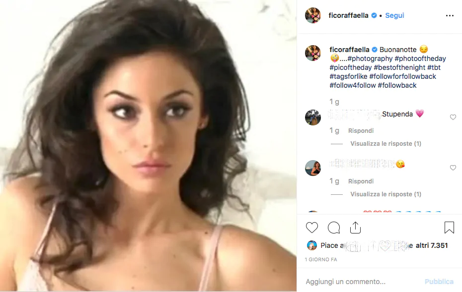 raffaella fico senza trucco