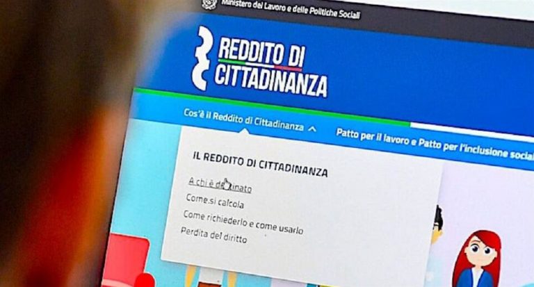 reddito di cittadinanza sospeso