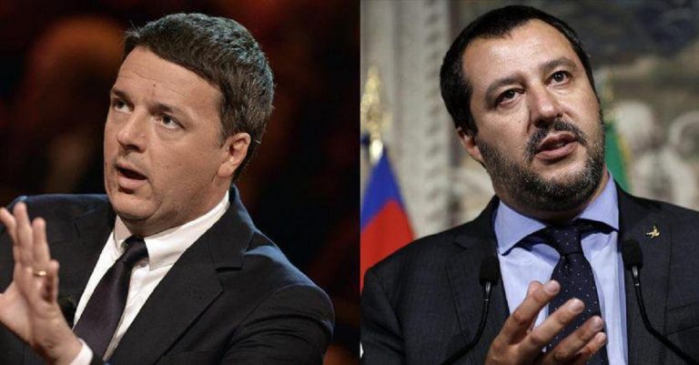 salvini contro renzi