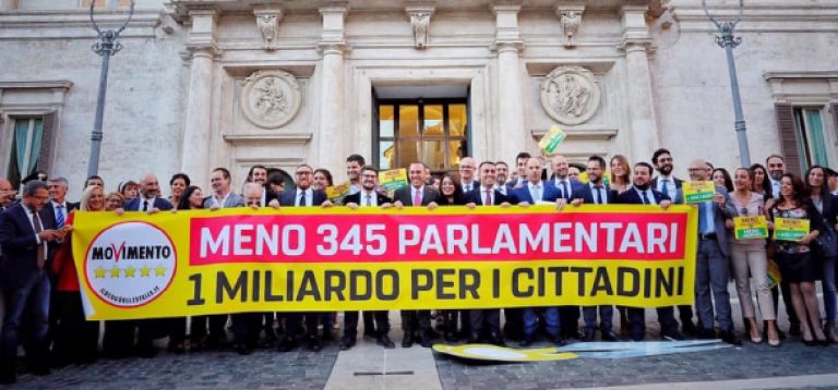 Taglio dei parlamentari risparmio