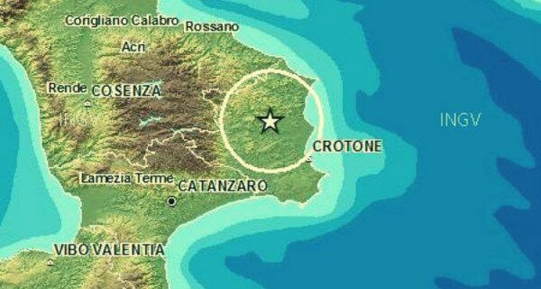 terremoto crotone