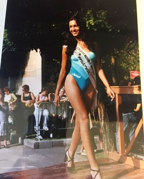 caterina balivo da giovane
