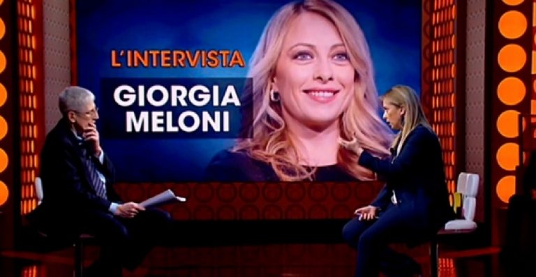 Giorgia Meloni fuori dal coro