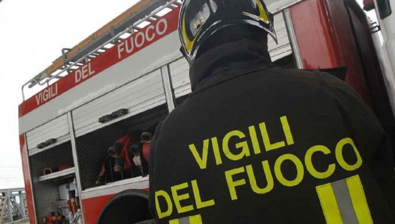incendio in un'abitazione
