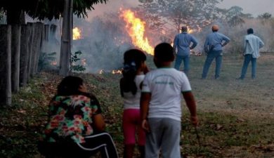 incendio in Brasile