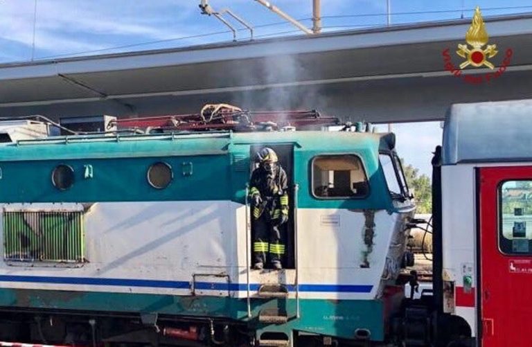 fumo treno cremona treviglio