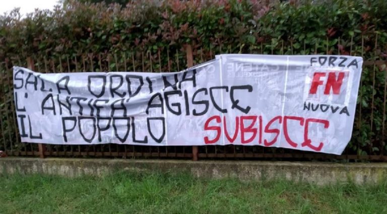 liliana segre striscione