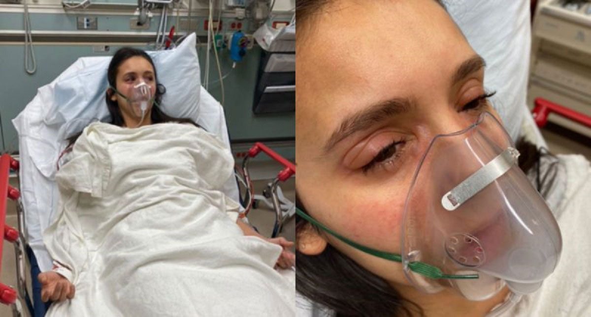 nina dobrev in ospedale