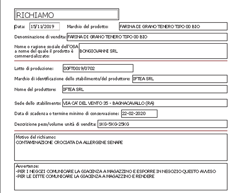 richiamo