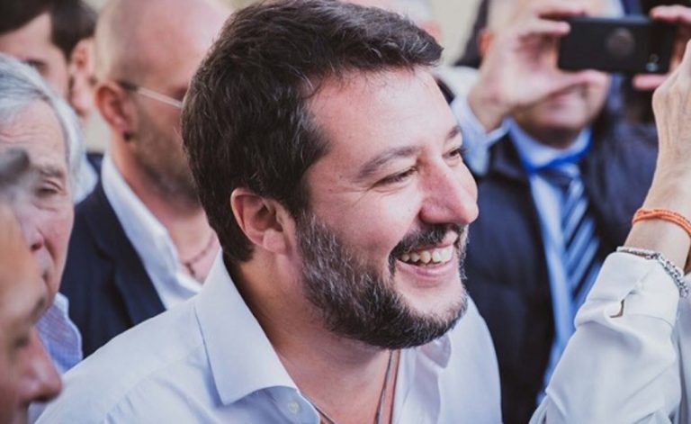 tentata aggressione a Salvini
