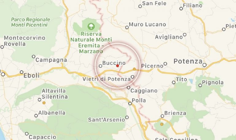 terremoto salerno oggi